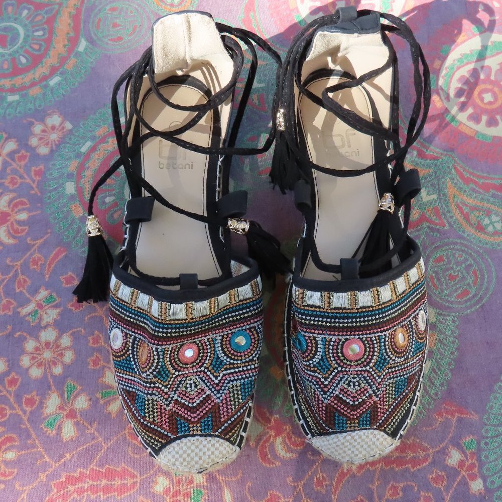 Batani Black Espadrilles